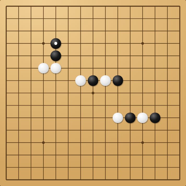 A game of Block Five in progress