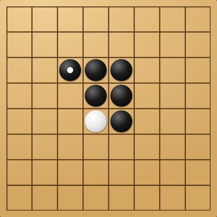 A game of Classic Reversi in progress
