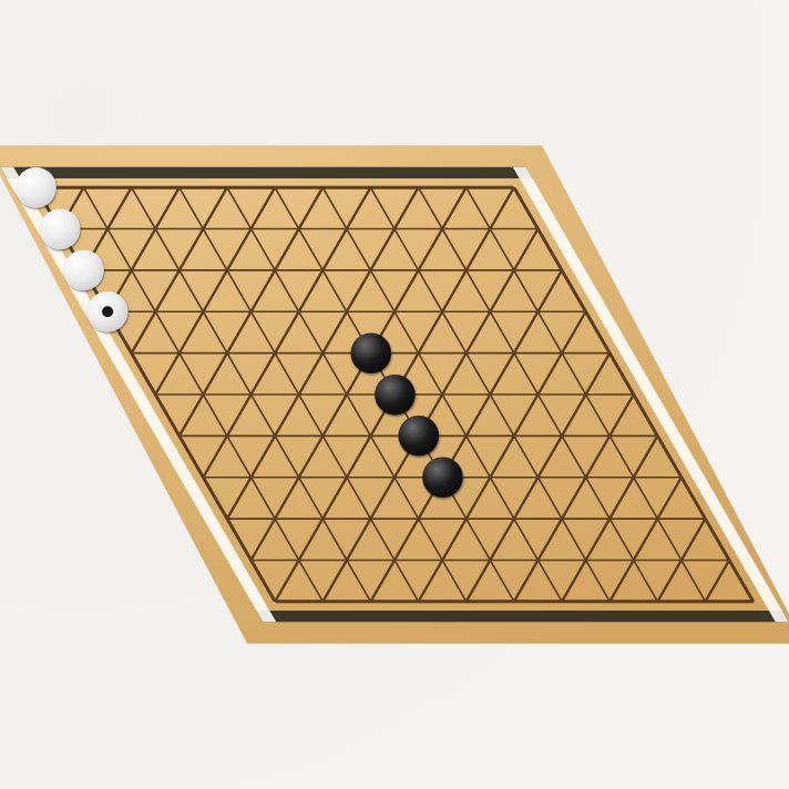 A game of Hex in progress